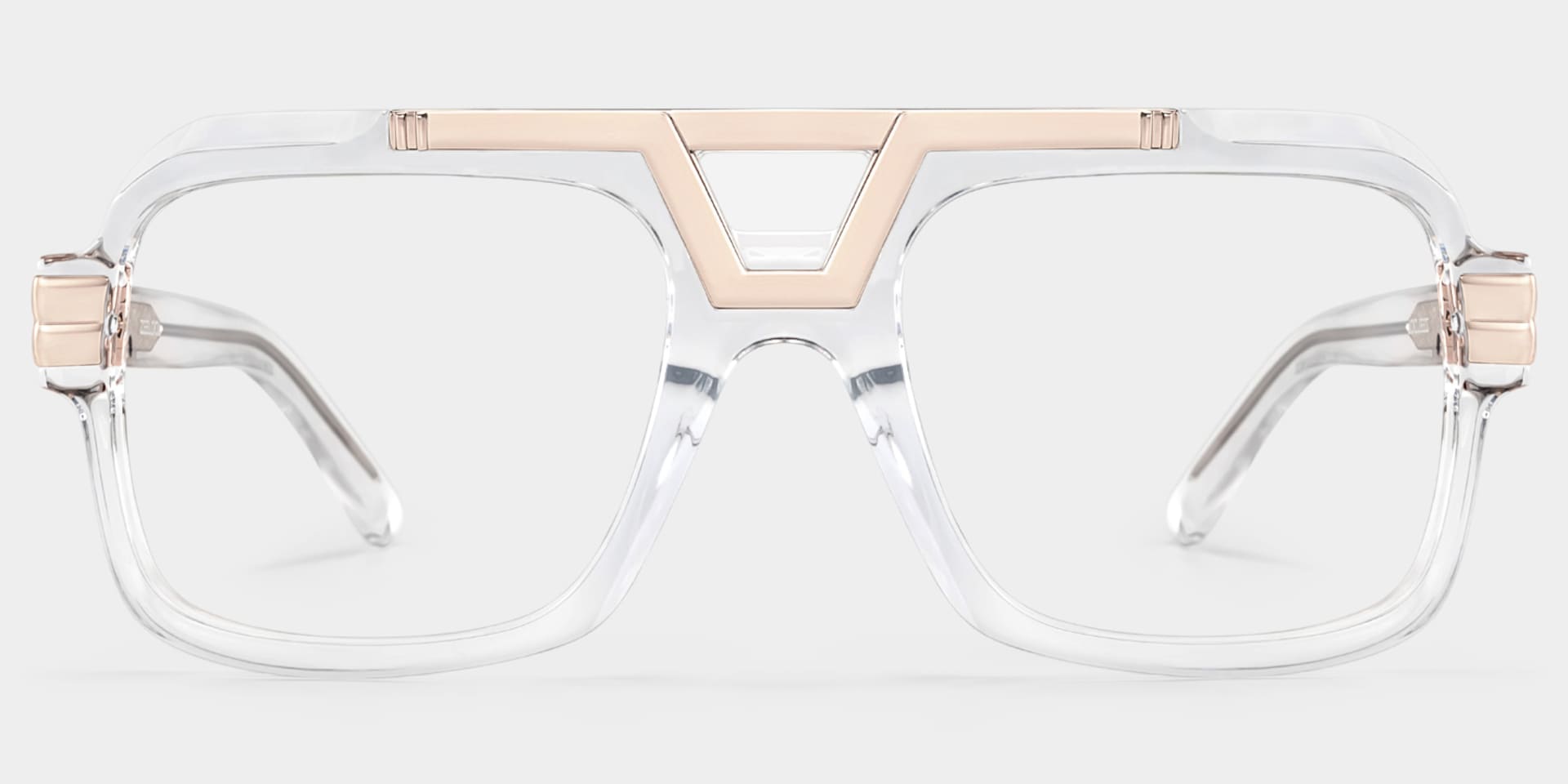 Croswell aviator transparent glasses for men Online | ZEELOOL0