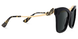 Elida Butterfly Black Glasses2
