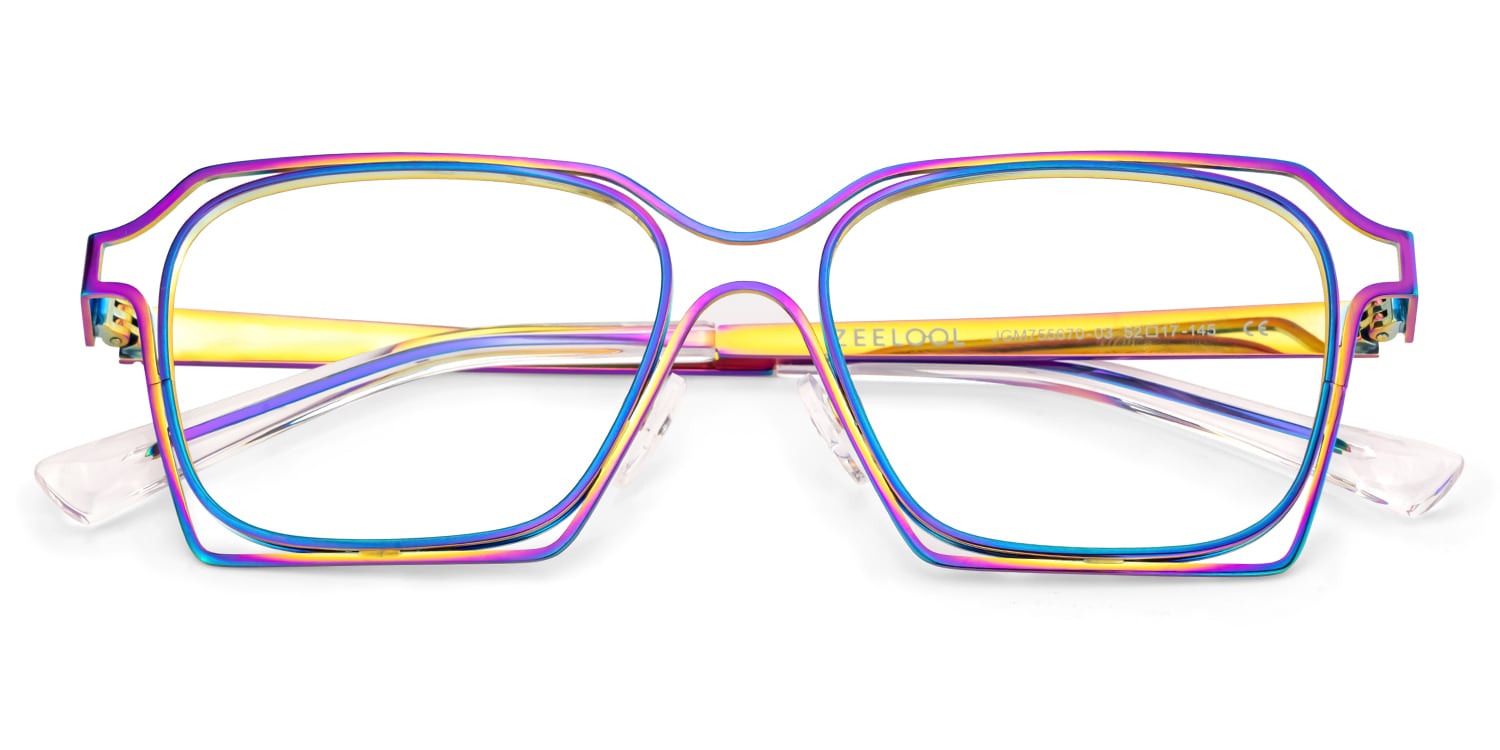 Foday Geometric Iridescent Glasses2