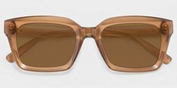 Marley Beige Rectangle Glasses1