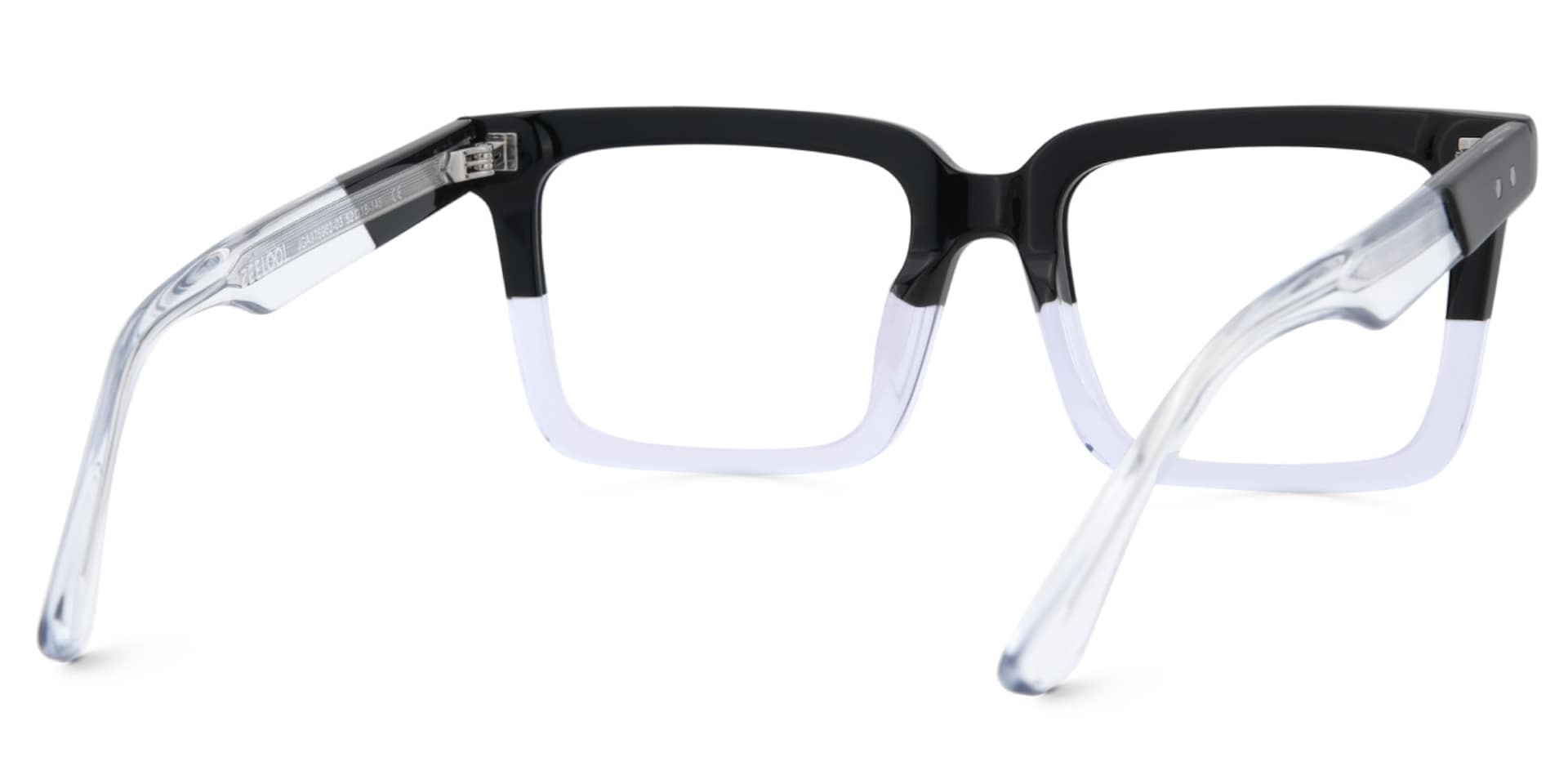 Black Crystal Square Frame Glasses - Hattie on Sale | Zeelool4