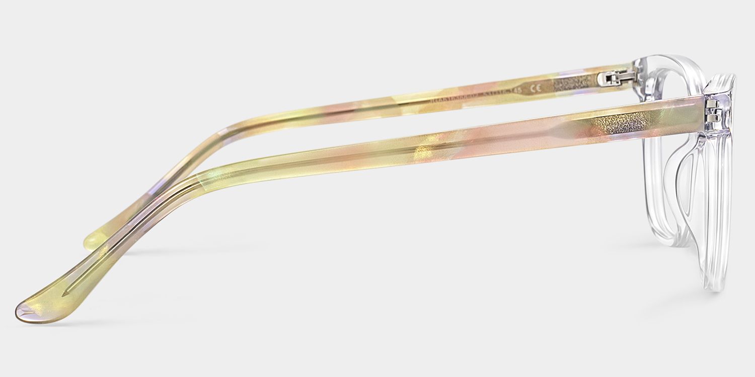 Faith Healing Glasses - Clear Rectangle Acetate Frames | ZEELOOL4