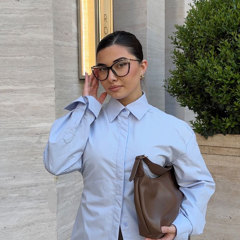 Yomary Cateye Black Glasses