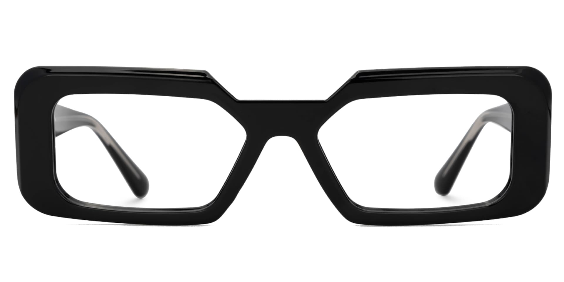 Tasew Black Eyeglasses with Rectangle Design0