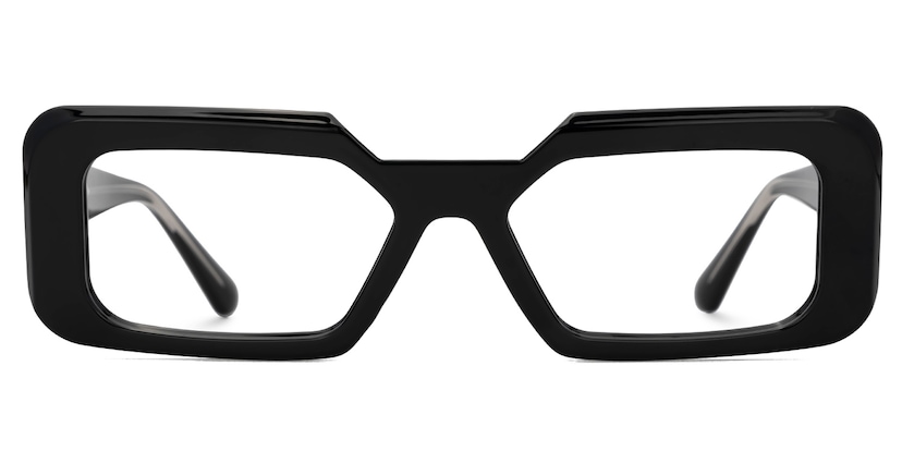 Tasew Rectangle Black Glasses
