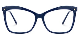 Isaebella Butterfly Blue Glasses0