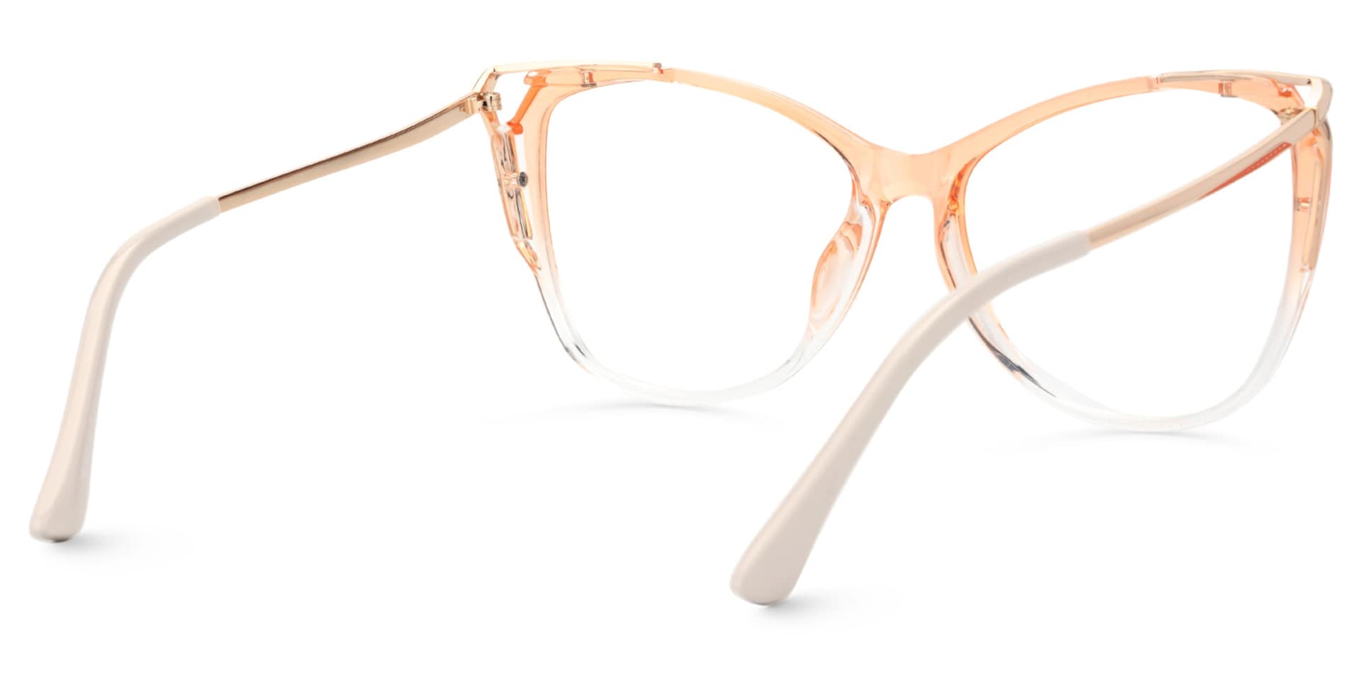 Alana TR90 Butterfly Orange Frame Glasses | Zeelool3