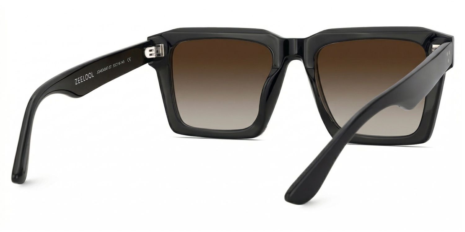 Large Square Prescription Glasses With Black Color4