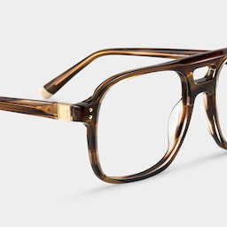 Athena Aviator Brown Glasses7