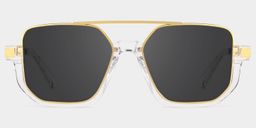 Oromiya Aviator Clear Glasses0