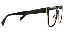 Diorney Rectangle Black Glasses4