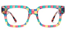 Boodoo Rectangle Colorful Glasses1