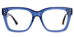 Gaydeh Rectangle Blue Glasses1