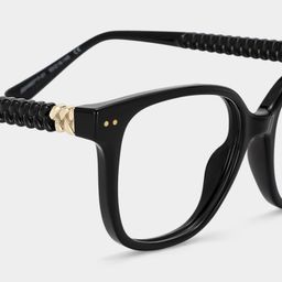 Clara Black Cat eye Glasses4