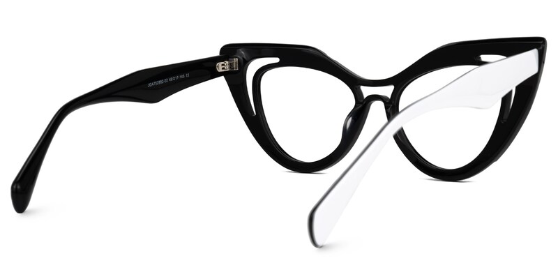 Tenille Cateye White Glasses3