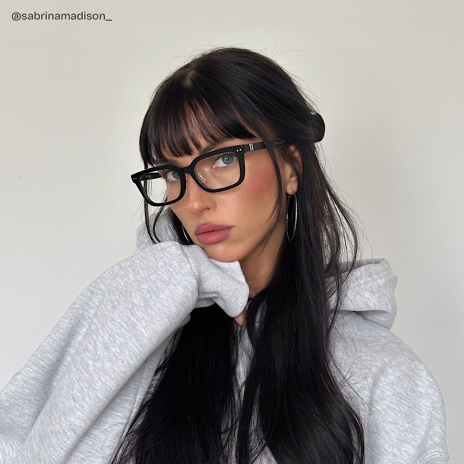 Remy Black Rectangle Glasses | Screen‑Ready Athleisure7