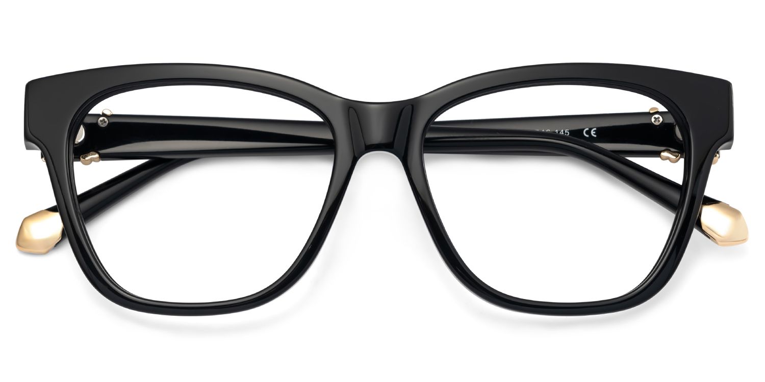 Square Black Eyeglasses- Julian Acetate Frame Glasses5