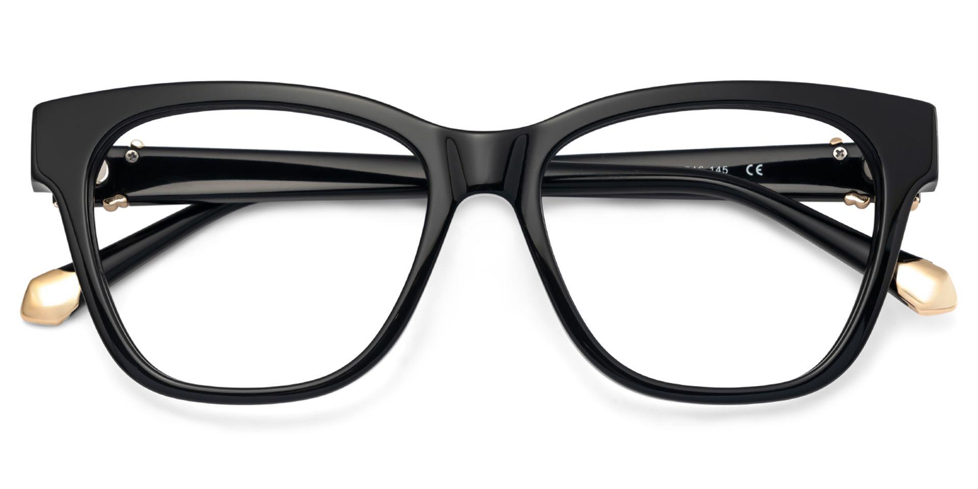 Square Black Eyeglasses- Julian Acetate Frame Glasses5