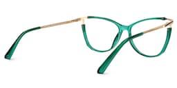 Yomary Cateye Green Glasses3