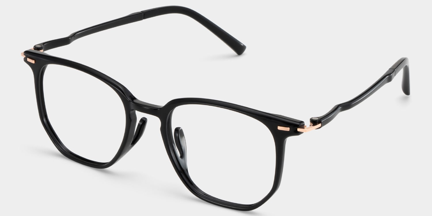 Isla Geometric Black Glasses3