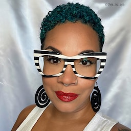 Bernita Geometric Black-White Glasses6