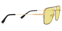 Bowdry Aviator Black Sunglasses3