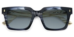 Rangel Rectangle Gray Sunglasses1