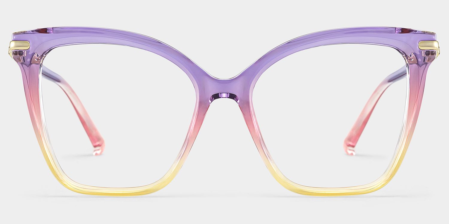 Lamar Multicolor Frame Glasses with Butterfly Frame Online | ZEELOOL3