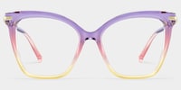 Lamar Butterfly Multicolor Glasses0