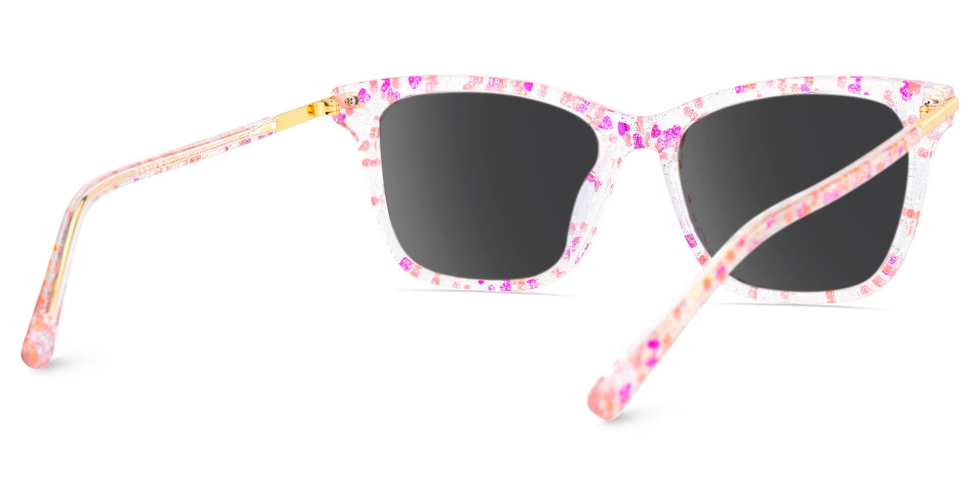 Eliot Rectangle Eyewear with Pink4