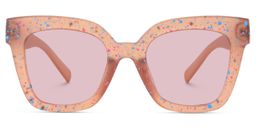 Malcolm Square Matte Brown Sunglasses0