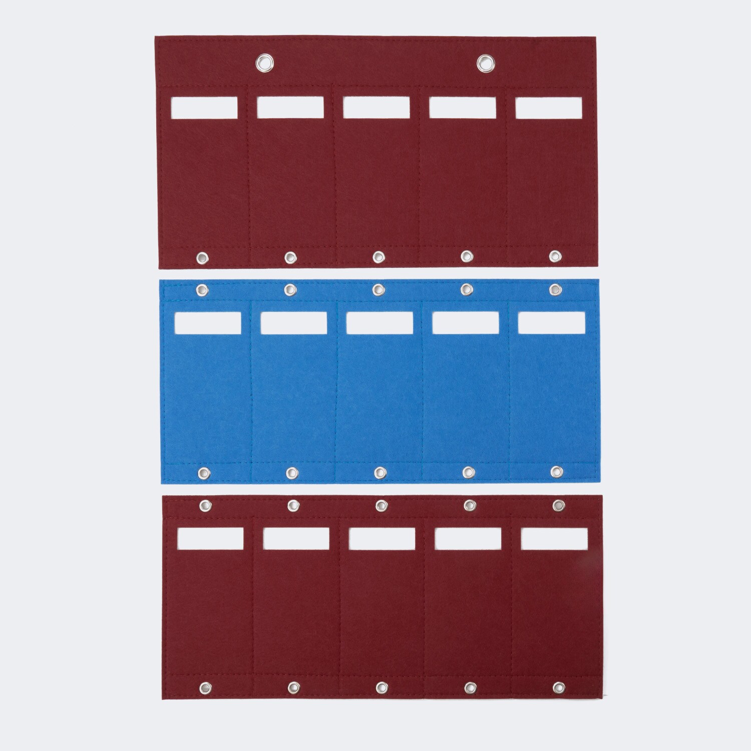 Practical Dark-Red Glasses Hanging Bags | Zeelool Glasses2