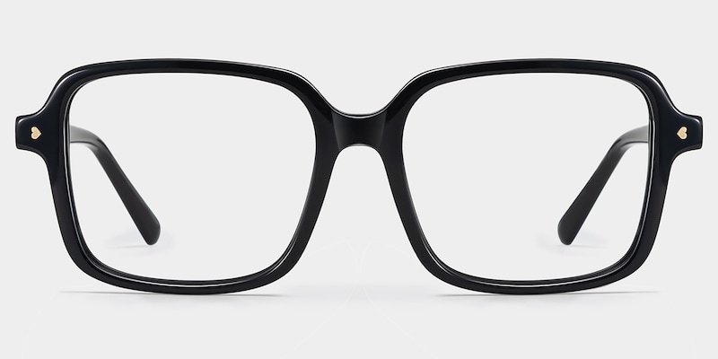 Talia Square Black Glasses good-img