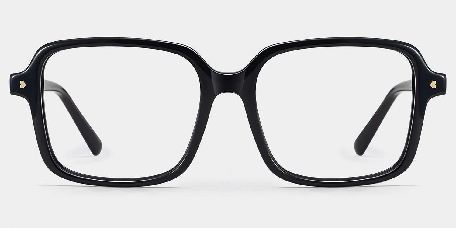Talia Square Black Glasses