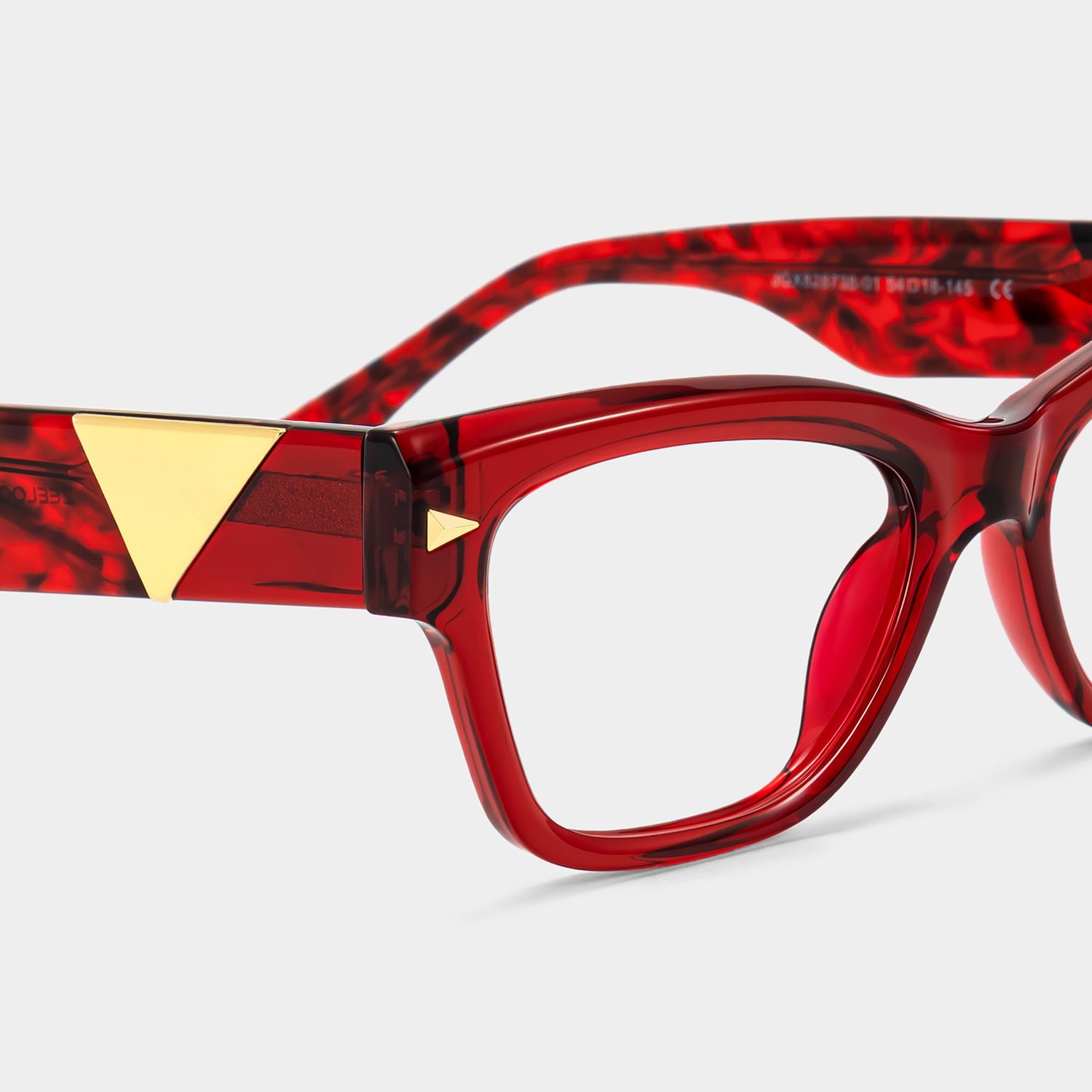 Briar Red Cat-Eye Glasses | ZEELOOL5