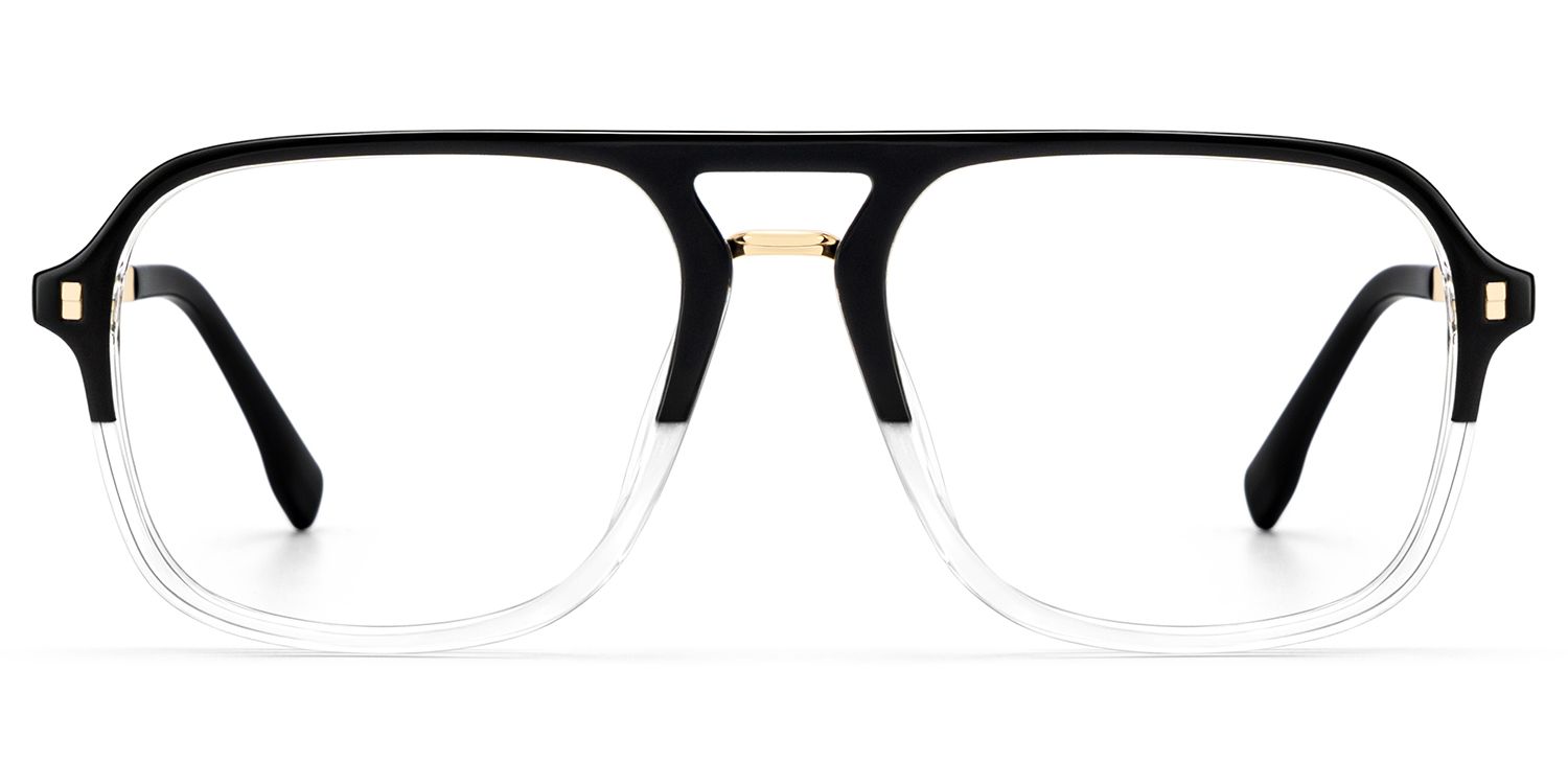 Aviator Kilworth Black Eyeglass Frame Deals | ZEELOOL