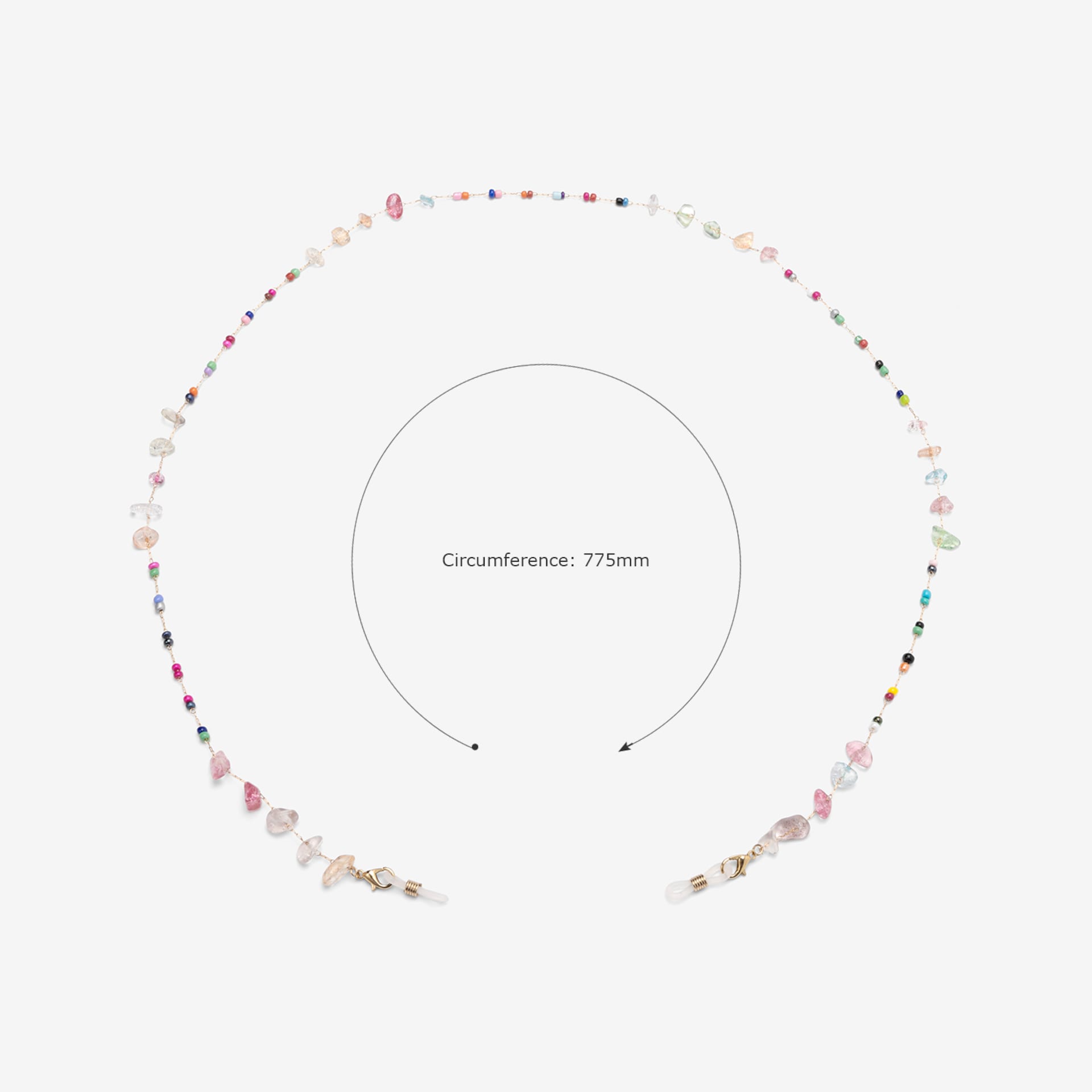 Colorful Gravel Chains Accessories For Glasses2