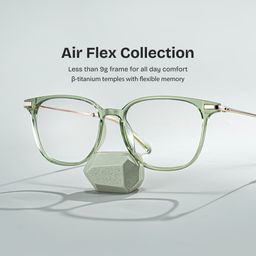 Florence Green Rectangle Glasses0
