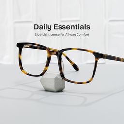 Aidan Rectangle Tortoise Glasses0