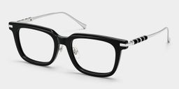 Rayne Black Square Glasses3