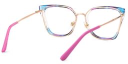 Martins Rectangle Multicolor Glasses4