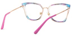 Martins Rectangle Multicolor Glasses4