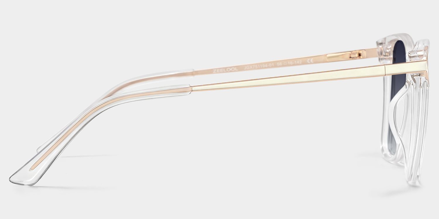Tricee Square Clear Sunglasses for Women & Men | ZEELOOL3