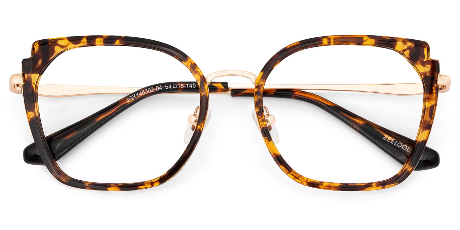 Murcia Square Tortoise Glasses2