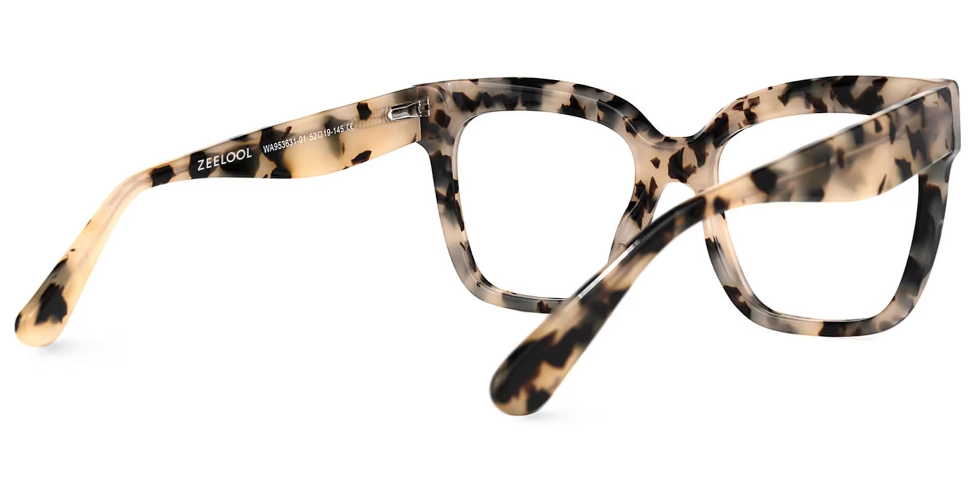Minguela Square Brown-Tortoise Glasses | Zeelool Glasses3