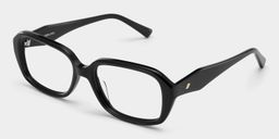 Rowan Black Rectangle Glasses4
