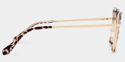 Cordaro Square Clear Tortoise Shell Glasses4