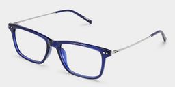 Eleanor Blue Rectangle Glasses3