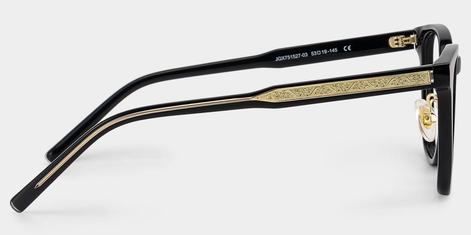 Hailey Black Frame Glasses with Square Frame Online | ZEELOOL