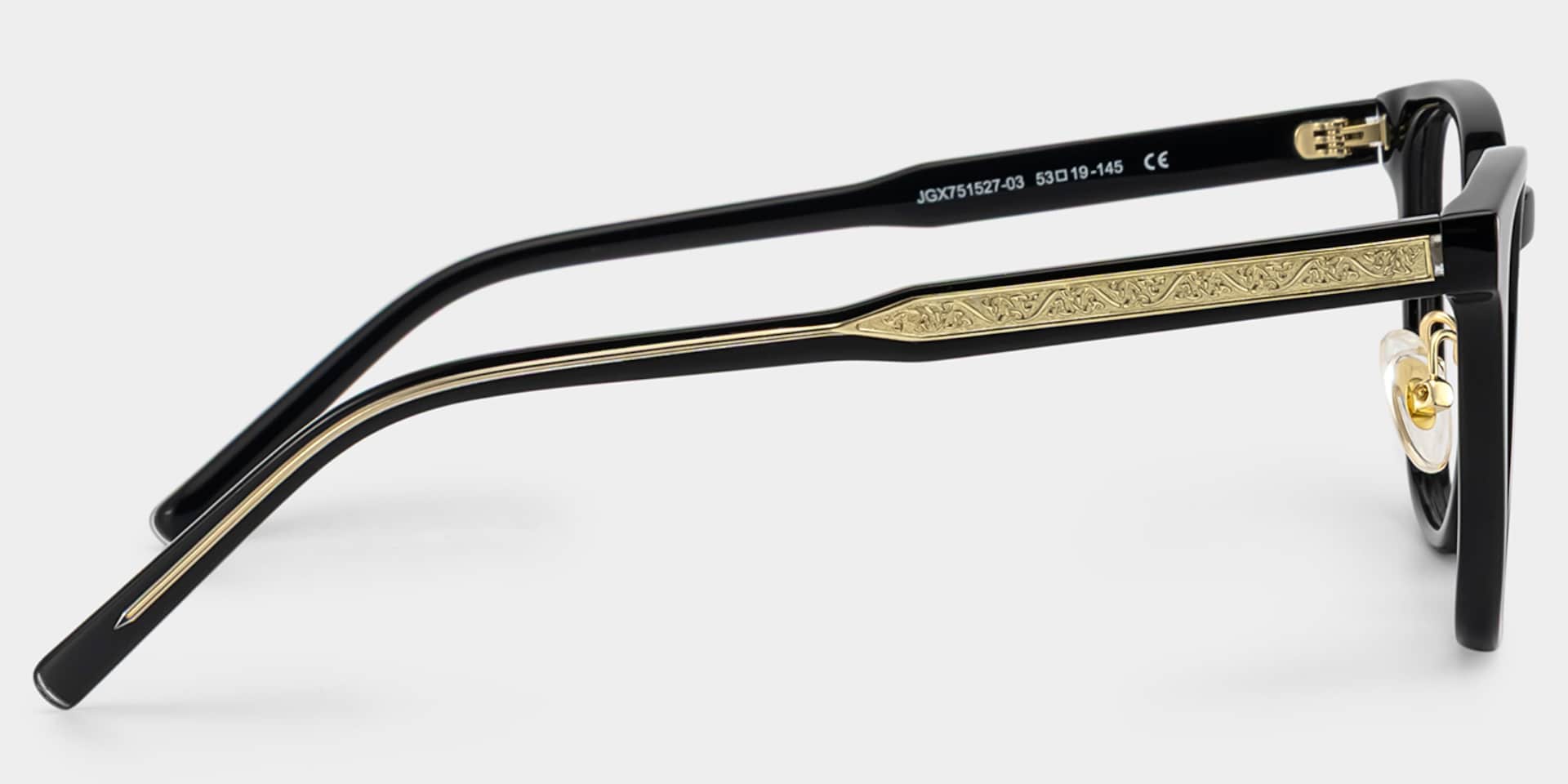 Hailey Black Frame Glasses with Square Frame Online | ZEELOOL4